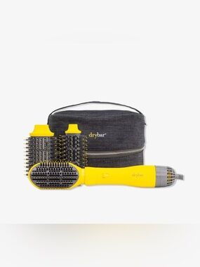 Drybar The Triple Shot Interchangeable Blow-Dryer Brush with Gray Travel Case